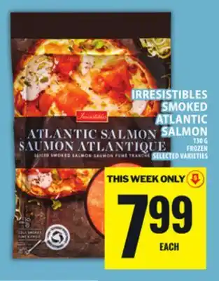 Food Basics IRRESISTIBLES SMOKED ATLANTIC SALMON offer