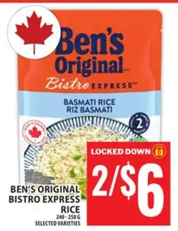 Food Basics BEN'S ORIGINAL BISTRO EXPRESS RICE offer