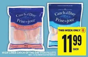 Food Basics HIGH LINER CATCH OF THE DAY FISH FILLETS offer