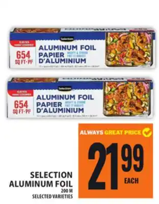 Food Basics SELECTION ALUMINUM FOIL offer