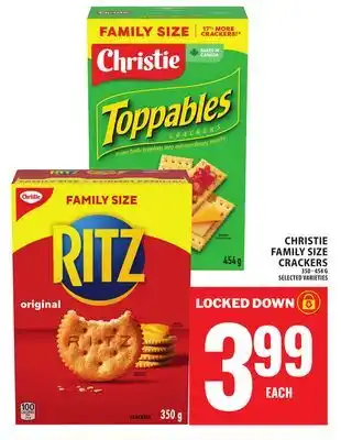 Food Basics CHRISTIE FAMILY SIZE CRACKERS offer