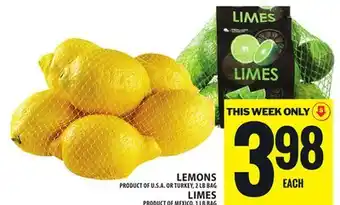 Food Basics LEMONS offer