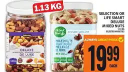 Food Basics SELECTION OR LIFE SMART DELUXE MIXED NUTS offer