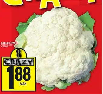 Food Basics CAULIFLOWER offer