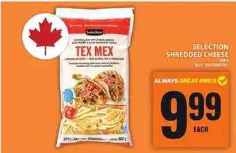 Food Basics SELECTION SHREDDED CHEESE offer