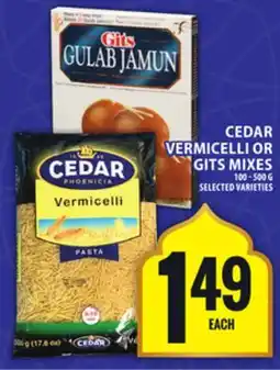 Food Basics CEDAR VERMICELLI OR GITS MIXES offer