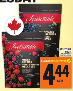 Food Basics IRRESISTIBLE FRUIT offer