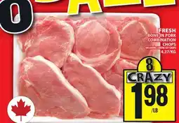 Food Basics FRESH BONE-IN PORK COMBINATION CHOPS offer