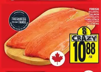 Food Basics FRESH ATLANTIC SALMON FILLETS FAMILY PACK offer