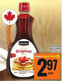 Food Basics SELECTION TABLE SYRUP offer