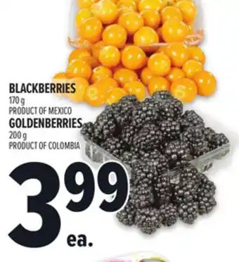 Metro BLACKBERRIES | GOLDENBERRIES offer