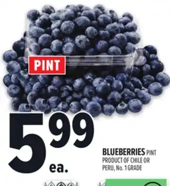 Metro BLUEBERRIES PINT offer