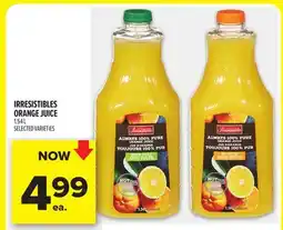 Metro IRRESISTIBLES ORANGE JUICE offer