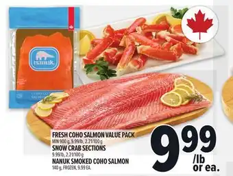 Metro FRESH COHO SALMON VALUE PACK | NANUK SMOKED COHO SALMON offer