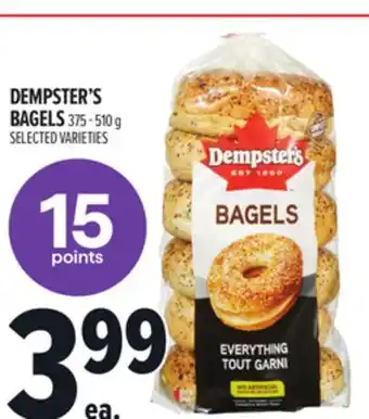 Metro DEMPSTER'S BAGELS offer