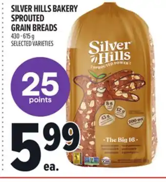 Metro SILVER HILLS BAKERY SPROUTED GRAIN BREADS offer