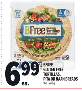 Metro BFREE GLUTEN FREE TORTILLAS, PITA OR NAAN BREADS offer