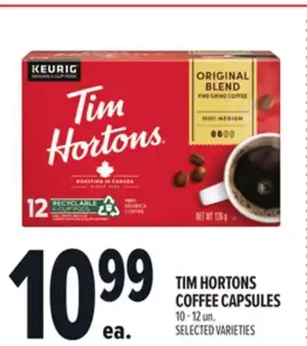 Metro TIM HORTONS COFFEE CAPSULES offer