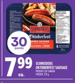 Metro SCHNEIDERS OKTOBERFEST SAUSAGE offer