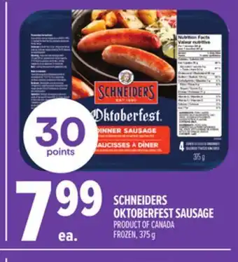 Metro SCHNEIDERS OKTOBERFEST SAUSAGE offer