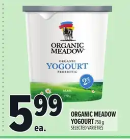 Metro ORGANIC MEADOW YOGOURT offer