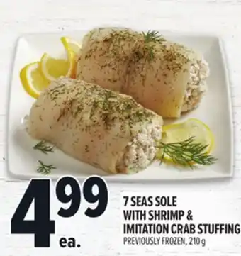 Metro 7 SEAS SOLE WITH SHRIMP & IMITATION CRAB STUFFING offer