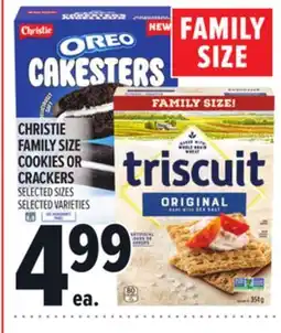 Metro CHRISTIE FAMILY SIZE COOKIES OR CRACKERS offer