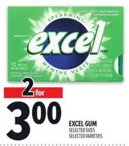 Metro EXCEL GUM offer