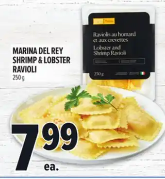 Metro MARINA DEL REY SHRIMP & LOBSTER RAVIOLI offer