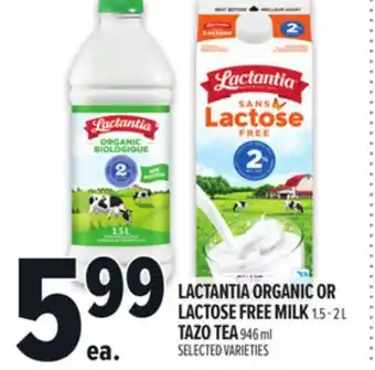 Metro LACTANTIA ORGANIC OR LACTOSE FREE MILK offer