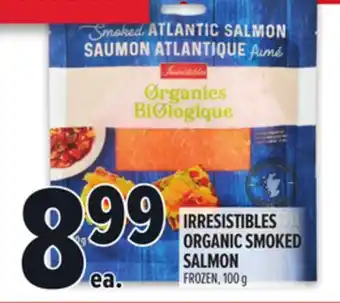 Metro IRRESISTIBLES ORGANIC SMOKED SALMON offer