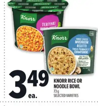 Metro KNORR RICE OR NOODLE BOWL offer