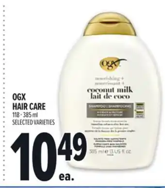 Metro OGX HAIR CARE offer