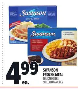 Metro SWANSON FROZEN MEAL SIZES offer