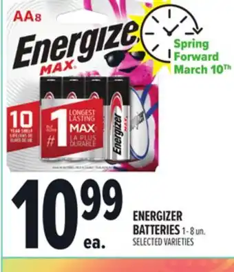 Metro ENERGIZER BATTERIES offer