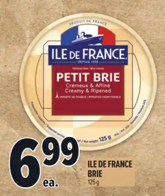 Metro ILE DE FRANCE BRIE offer