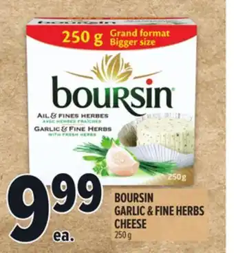 Metro BOURSIN GARLIC & FINE HERBS CHEESE offer