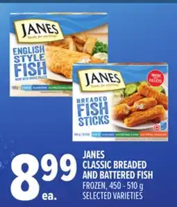 Metro JANES CLASSIC BREADED AND BATTERED FISH offer