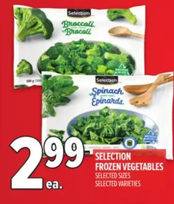 Metro SELECTION FROZEN VEGETABLES offer