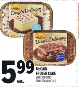 Metro MCCAIN FROZEN CAKE offer