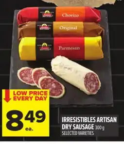 Metro IRRESISTIBLES ARTISAN DRY SAUSAGE offer