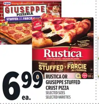 Metro RUSTICA OR GIUSEPPE STUFFED CRUST PIZZA offer