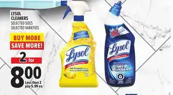 Metro LYSOL CLEANERS offer