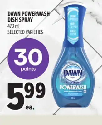 Metro DAWN POWERWASH DISH SPRAY offer