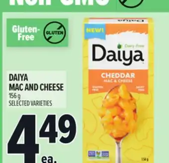 Metro DAIYA MAC AND CHEESE offer