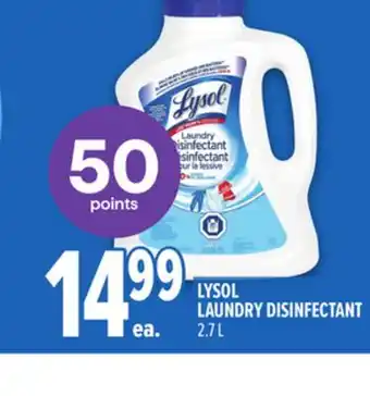 Metro LYSOL LAUNDRY DISINFECTANT offer