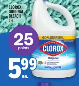 Metro CLOROX ORIGINAL BLEACH offer