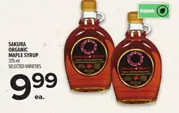 Metro SAKURA ORGANIC MAPLE SYRUP offer