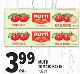 Metro MUTTI TOMATO PASTE offer