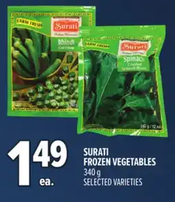 Metro SURATI FROZEN VEGETABLES offer